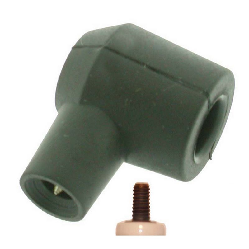 Antiparasite / Connecteur de bougie d'allumage universel en caoutchouc  standard avec pointe à visser pour fil Ø: 5mm