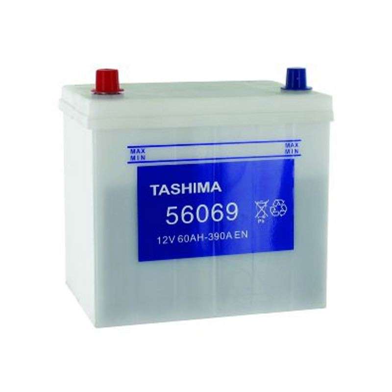 Batterie 12V 135A/H - borne + à gauche - TASHIMA
