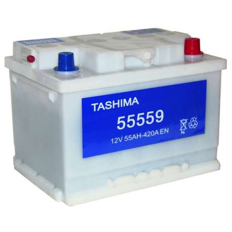 Batterie 12 V - 55 Ah tashima 55559, Référence 55559 de CHS Pièces Détachées